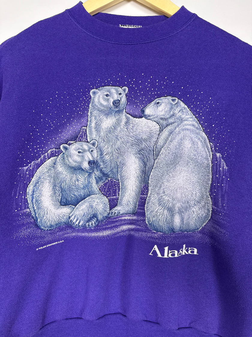 Alaska Polar Bear Graphic Crewneck