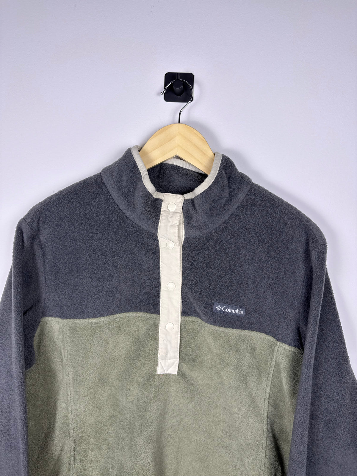 Columbia Color Block 1/4 Button Fleece