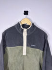 Columbia Color Block 1/4 Button Fleece