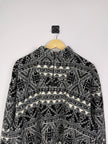 Winners Oversized Aztec Granola 1/4 Zip Jacket