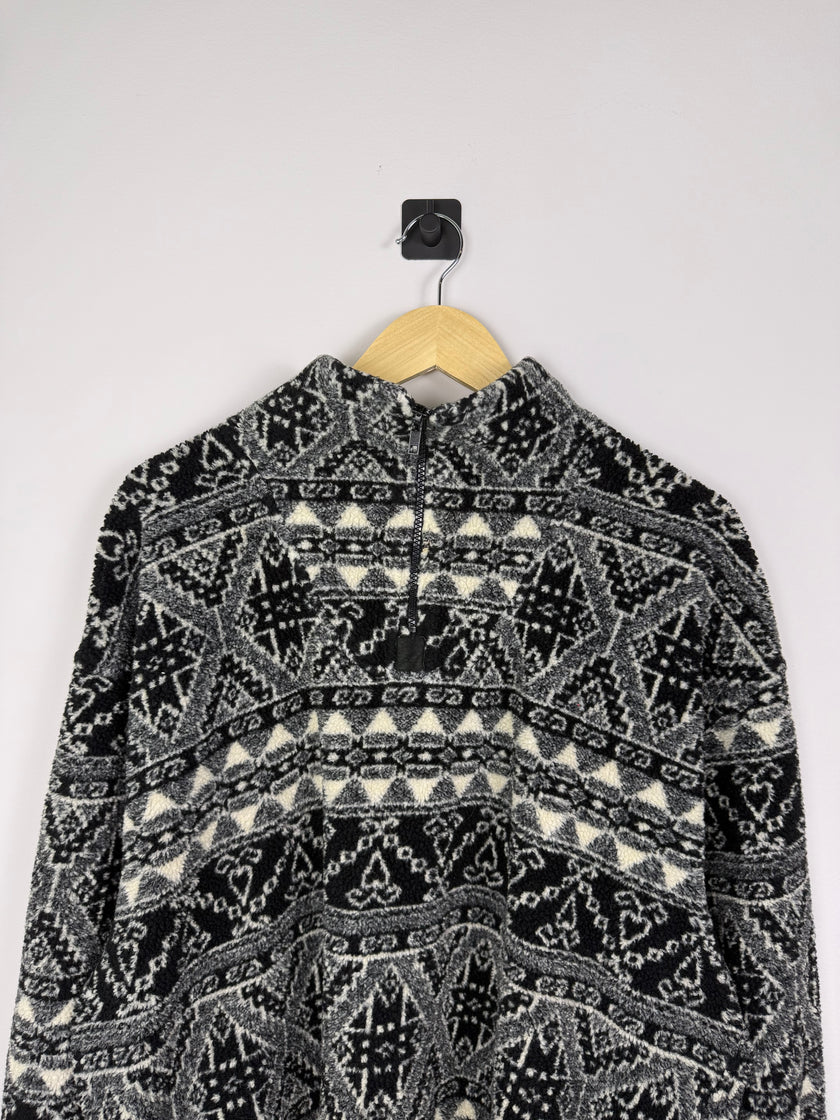 Winners Oversized Aztec Granola 1/4 Zip Jacket