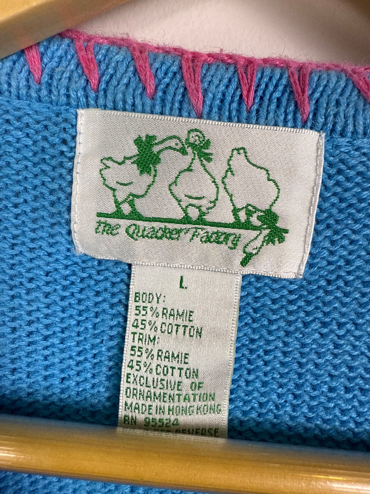 Coastal Quacker Factory Beach Embroidered Sweater