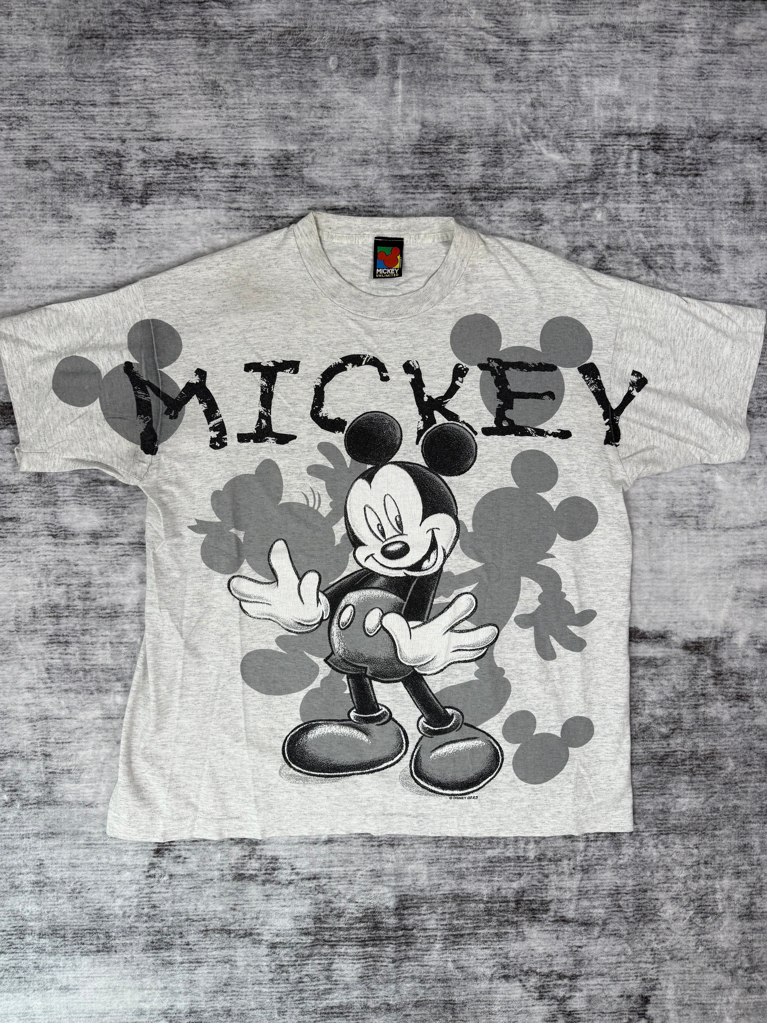Mickey Monochrome All Over Print Tee