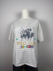 International Polo Club Striped Graphic Tee