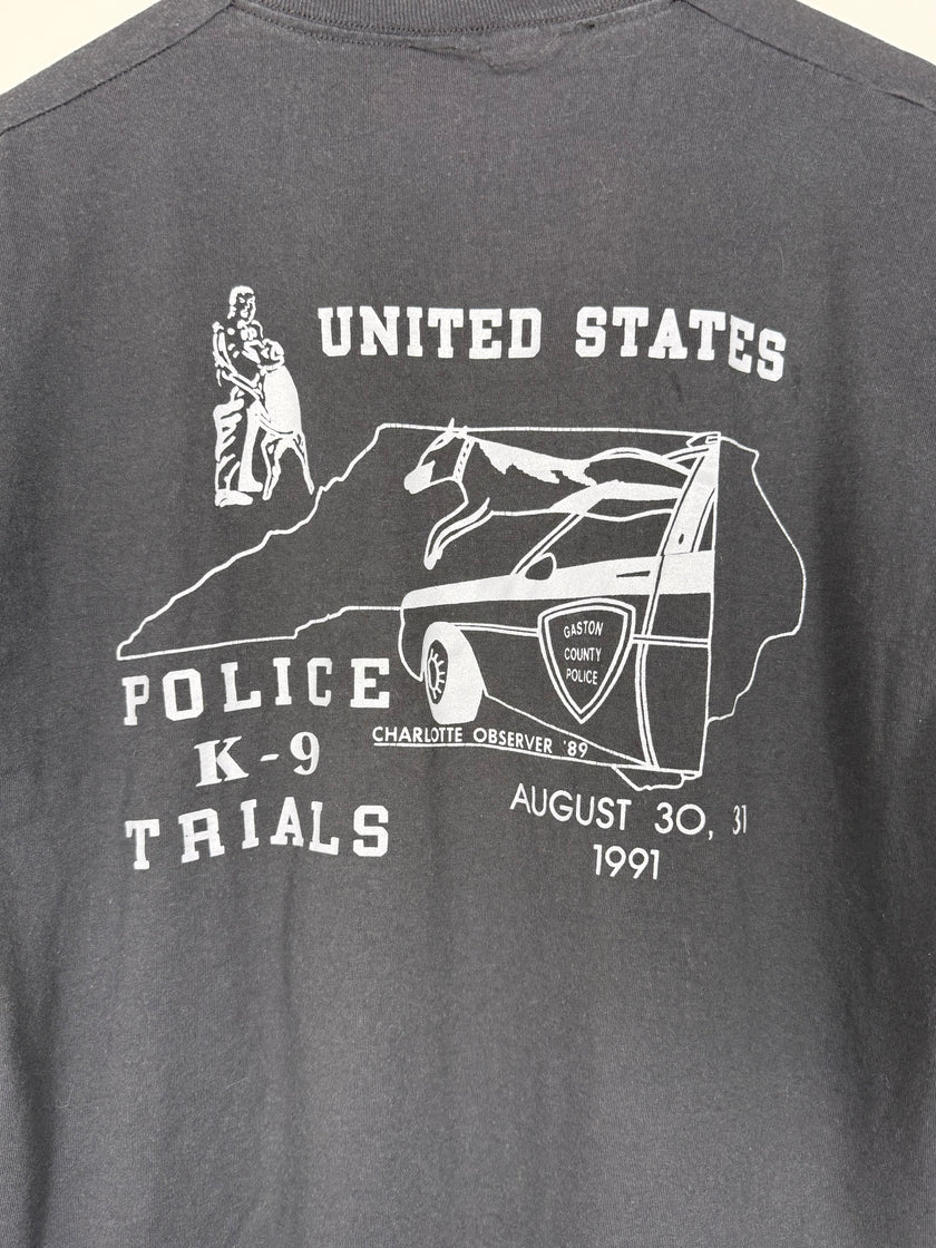 1991 Charlotte Police K-9 Trials Tee