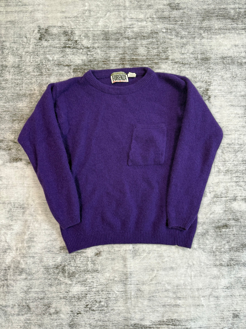 80s Pocketed Wool Sweater