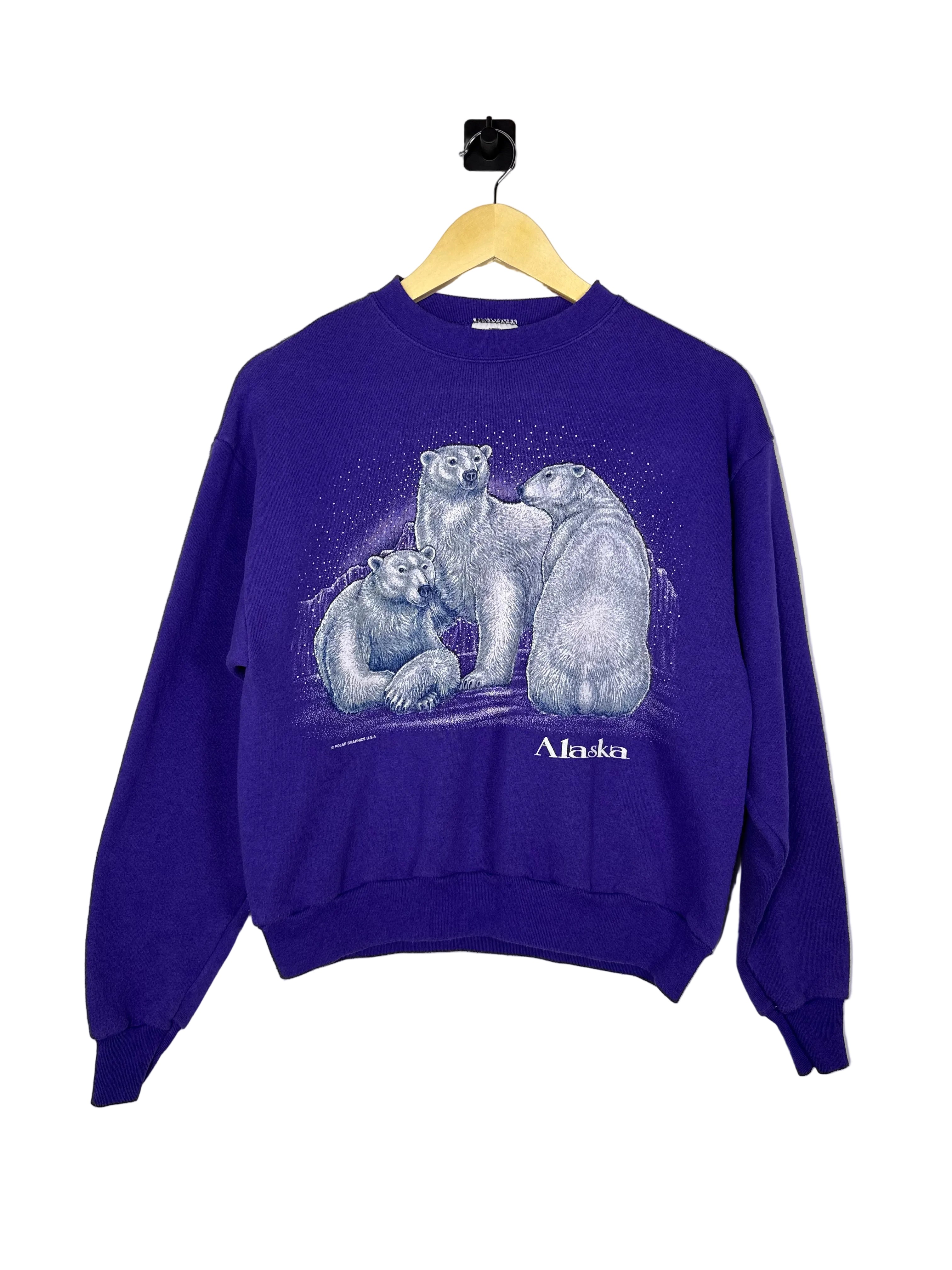 Alaska Polar Bear Graphic Crewneck