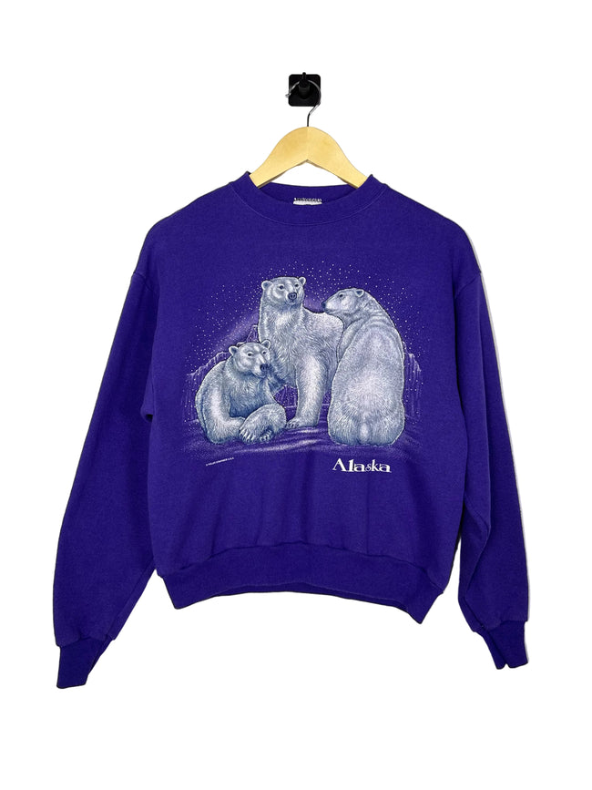 Alaska Polar Bear Graphic Crewneck