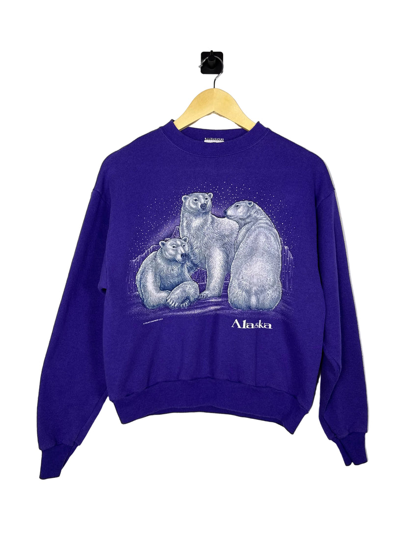 Alaska Polar Bear Graphic Crewneck