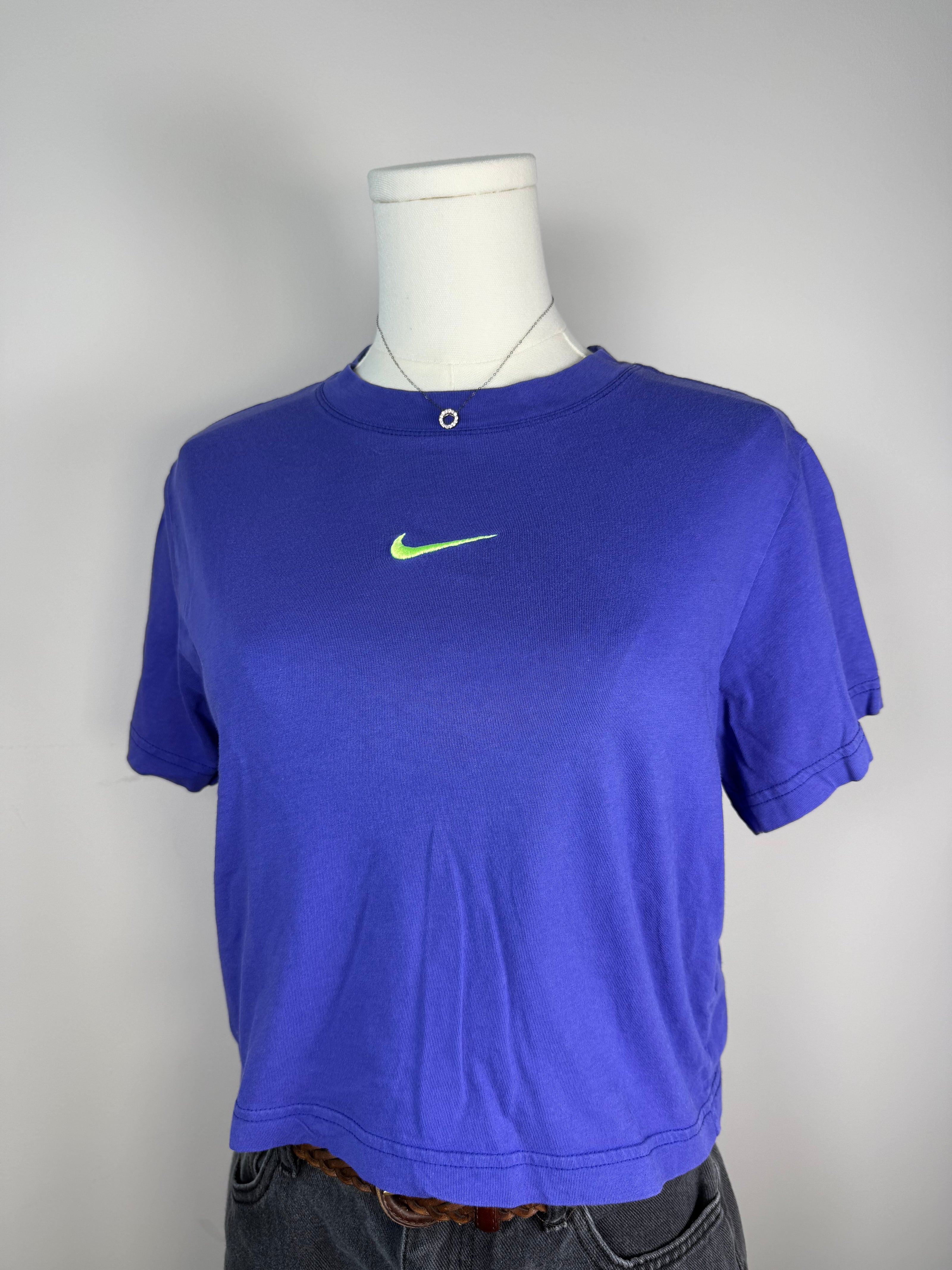 Nike Purple Cropped Baby Tee