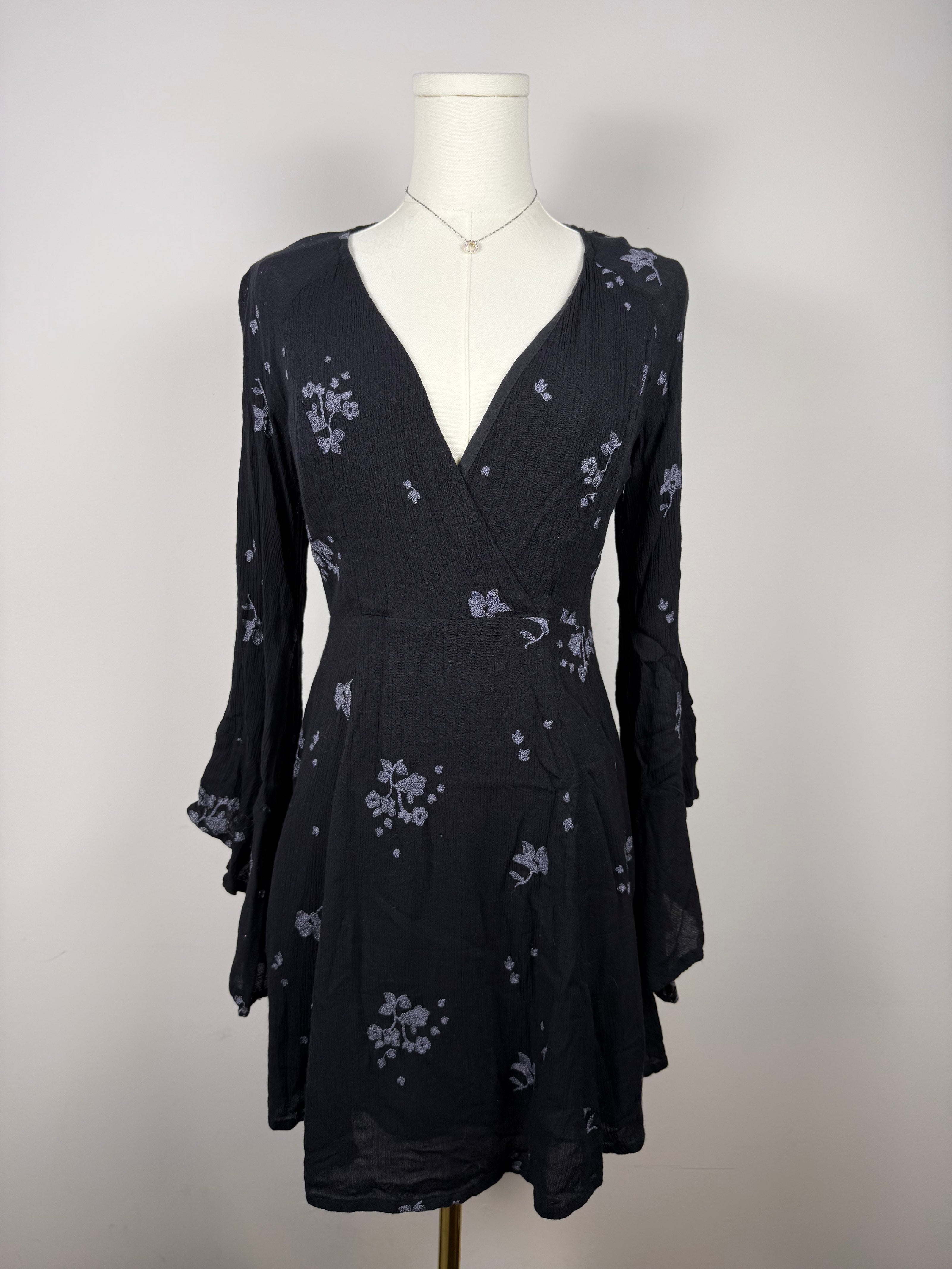 Free People Bell Sleeve Whimsigoth Dress
