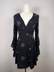 Free People Bell Sleeve Whimsigoth Dress