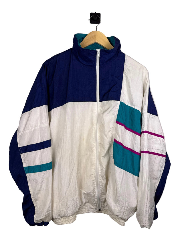 90s Color Block Windbreaker
