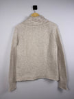 REI Beige Knit Full Zip Sweater
