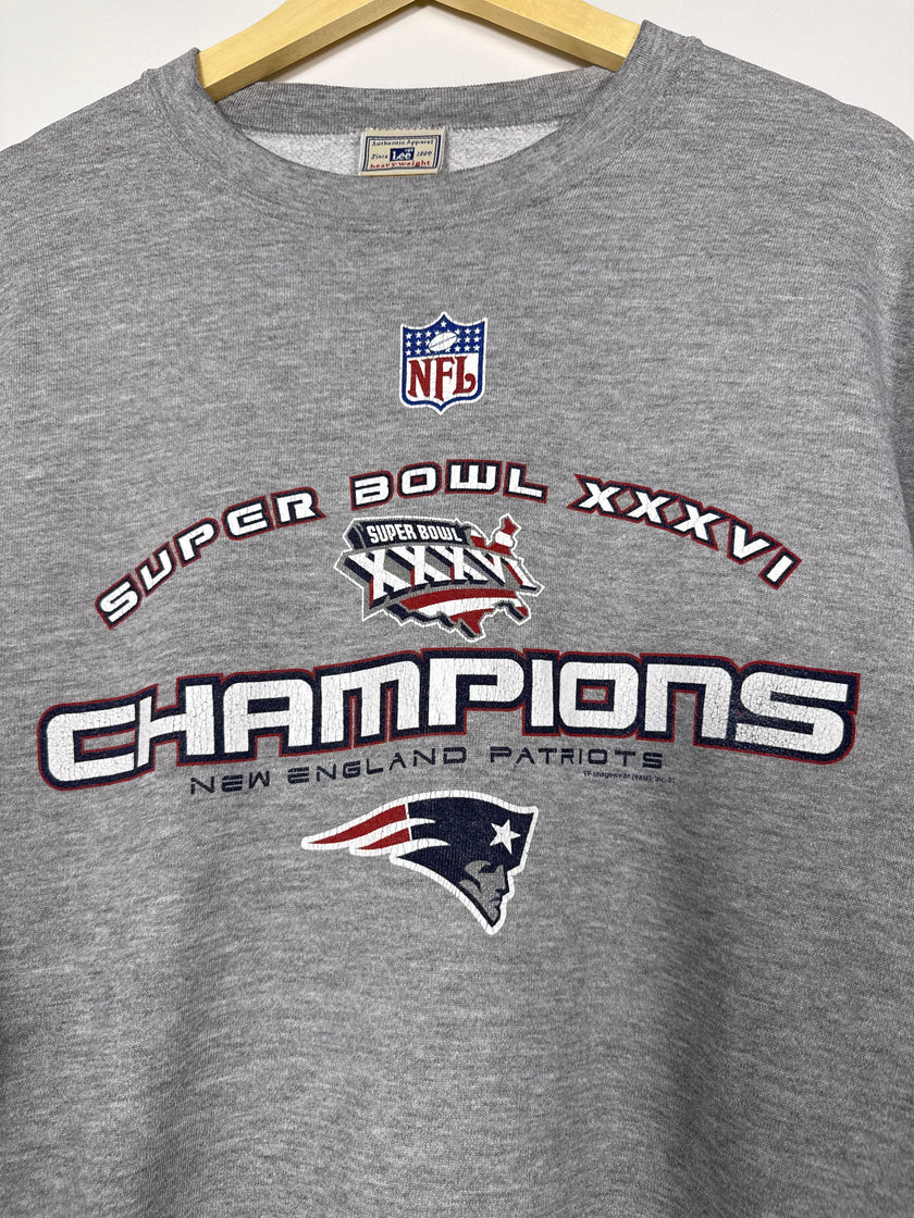2002 Patriots Super Bowl Champion Crewneck