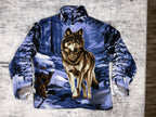 Wolf All Over Print Full Zip Fleece