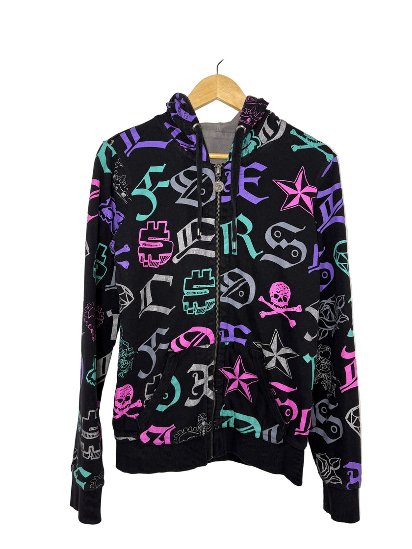 Y2K Fox Racing Full Zip Hoodie