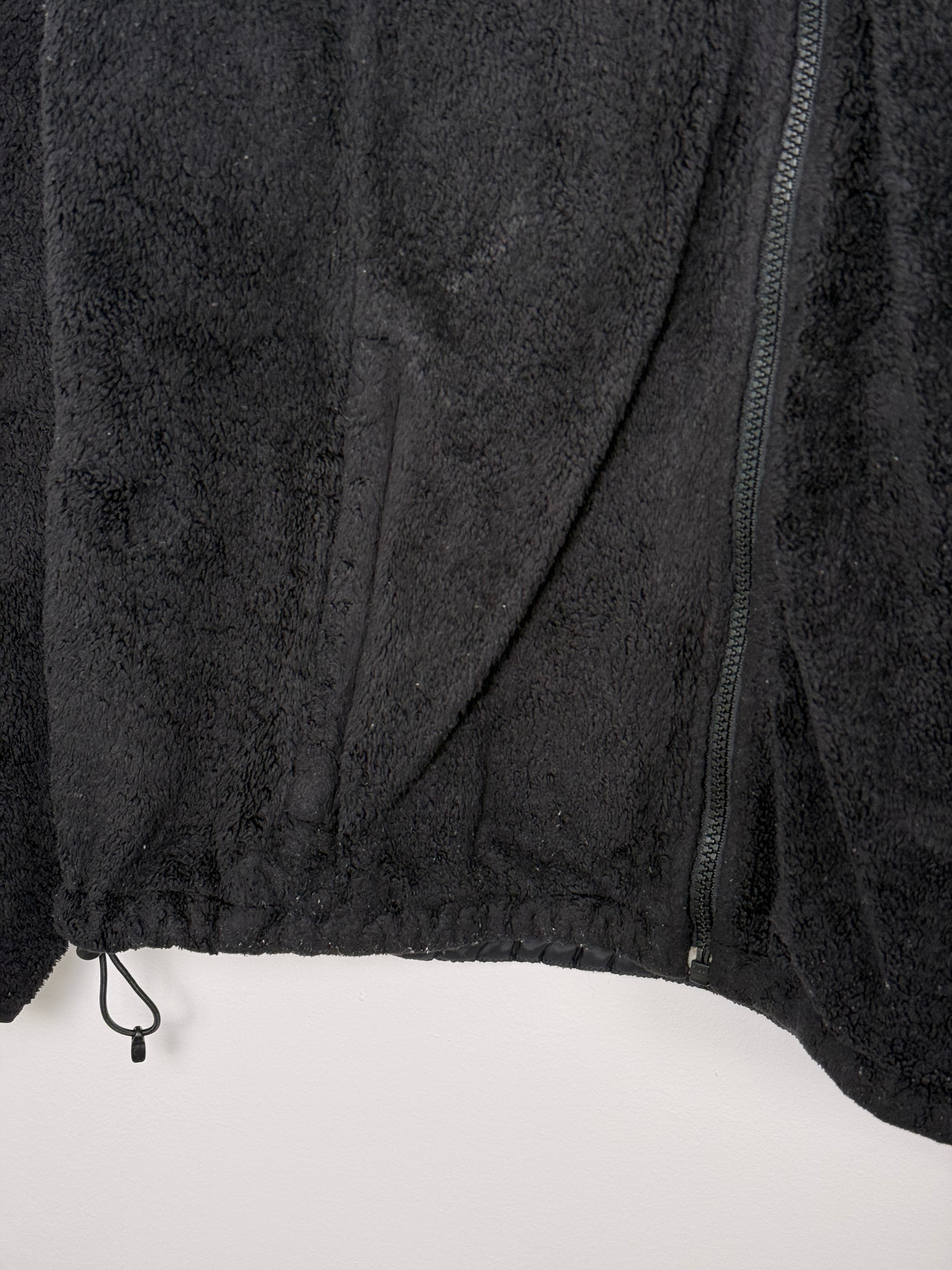 North Face Black Full Zip Fleece