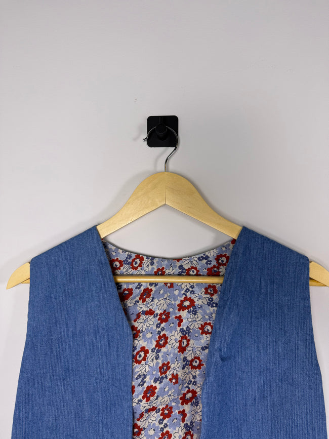 Reversible Floral Cropped 