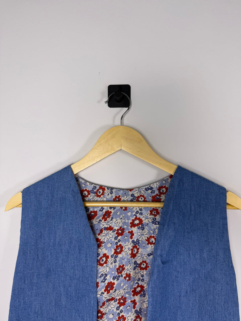 Reversible Floral Cropped 