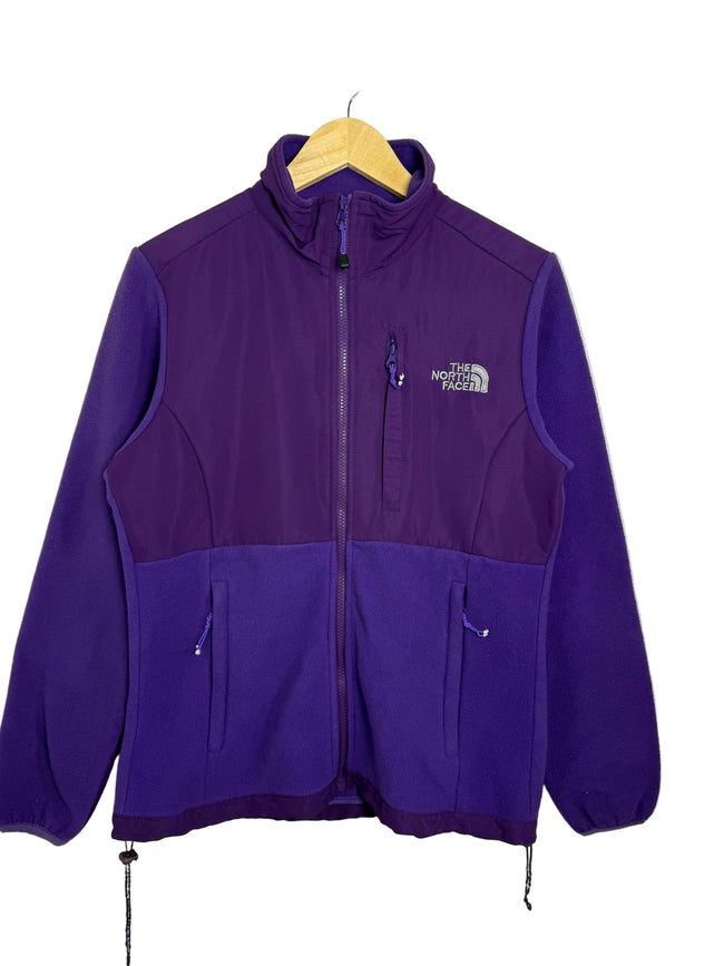 North Face Purple Full Zip Fleece