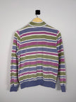 Colorful Striped Granny Full Zip Sweatshirt