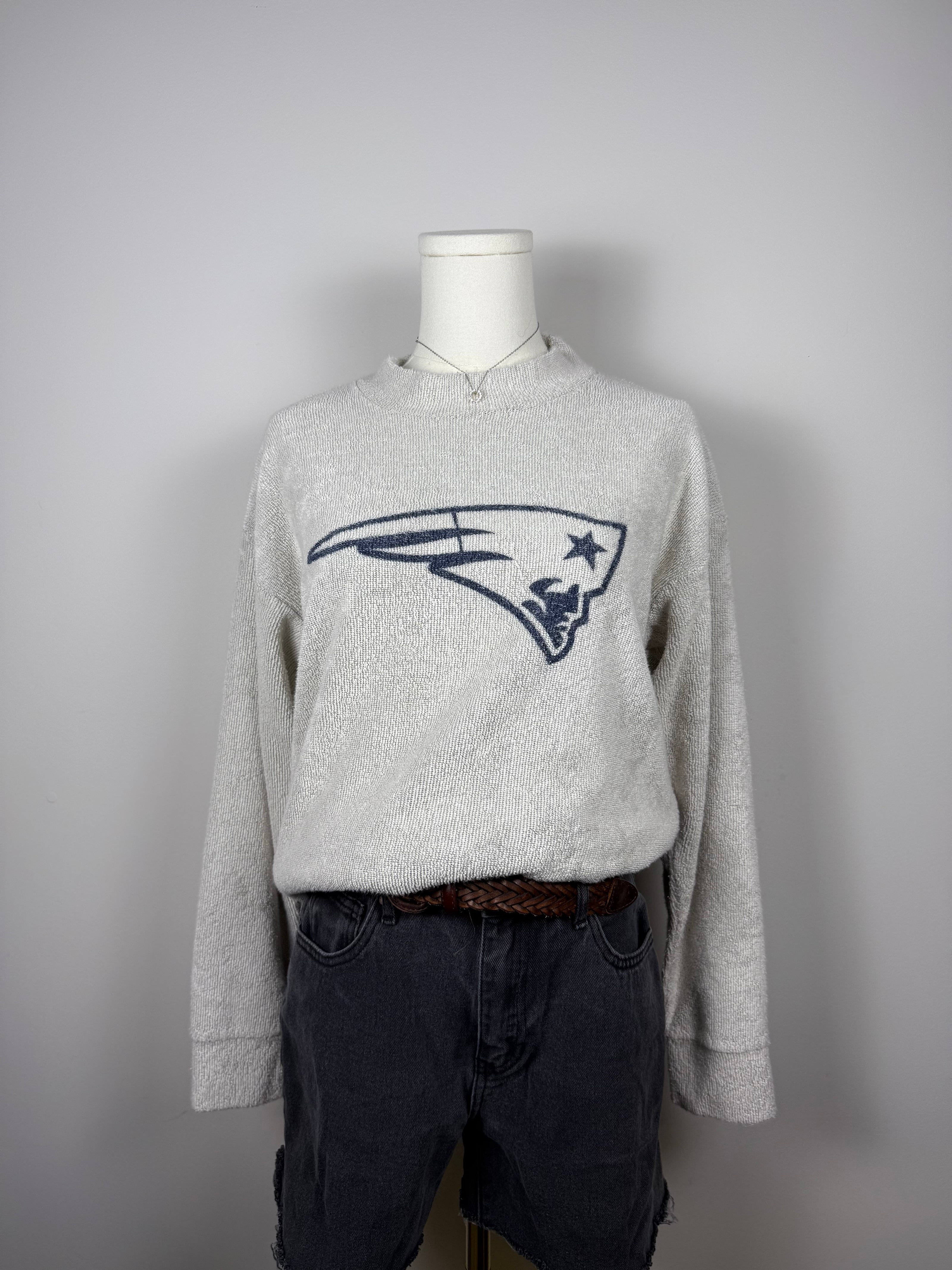 New England Patriots Cloth Crewneck