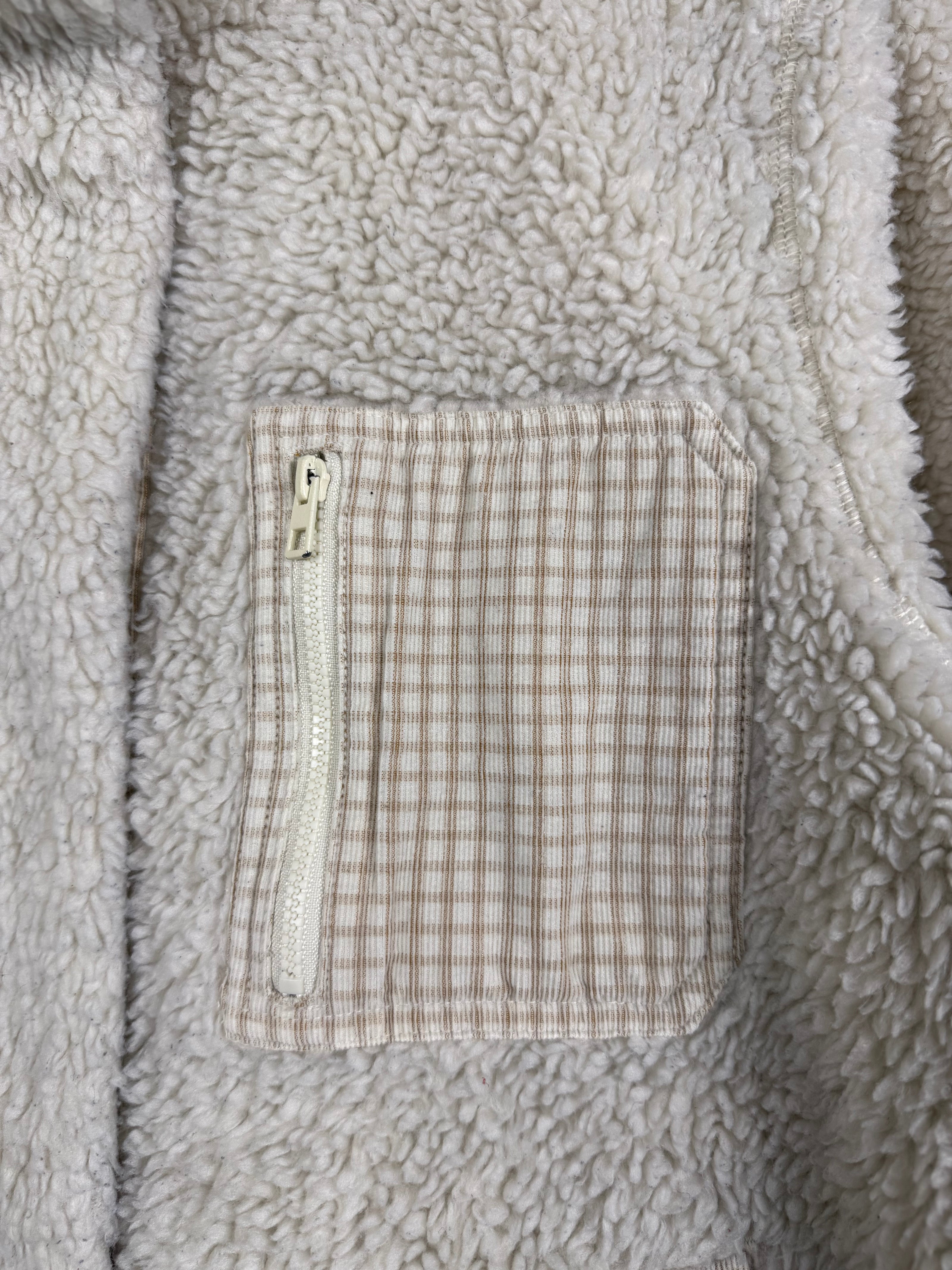Madewell Sherpa Flannel Accent Jacket
