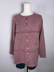 Jenny Floral Sweater Blouse Button Up