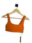 Skims Neon Orange Bathing Suit Top