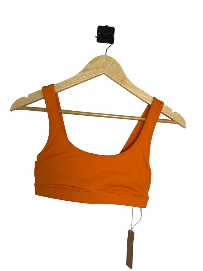 Skims Neon Orange Bathing Suit Top