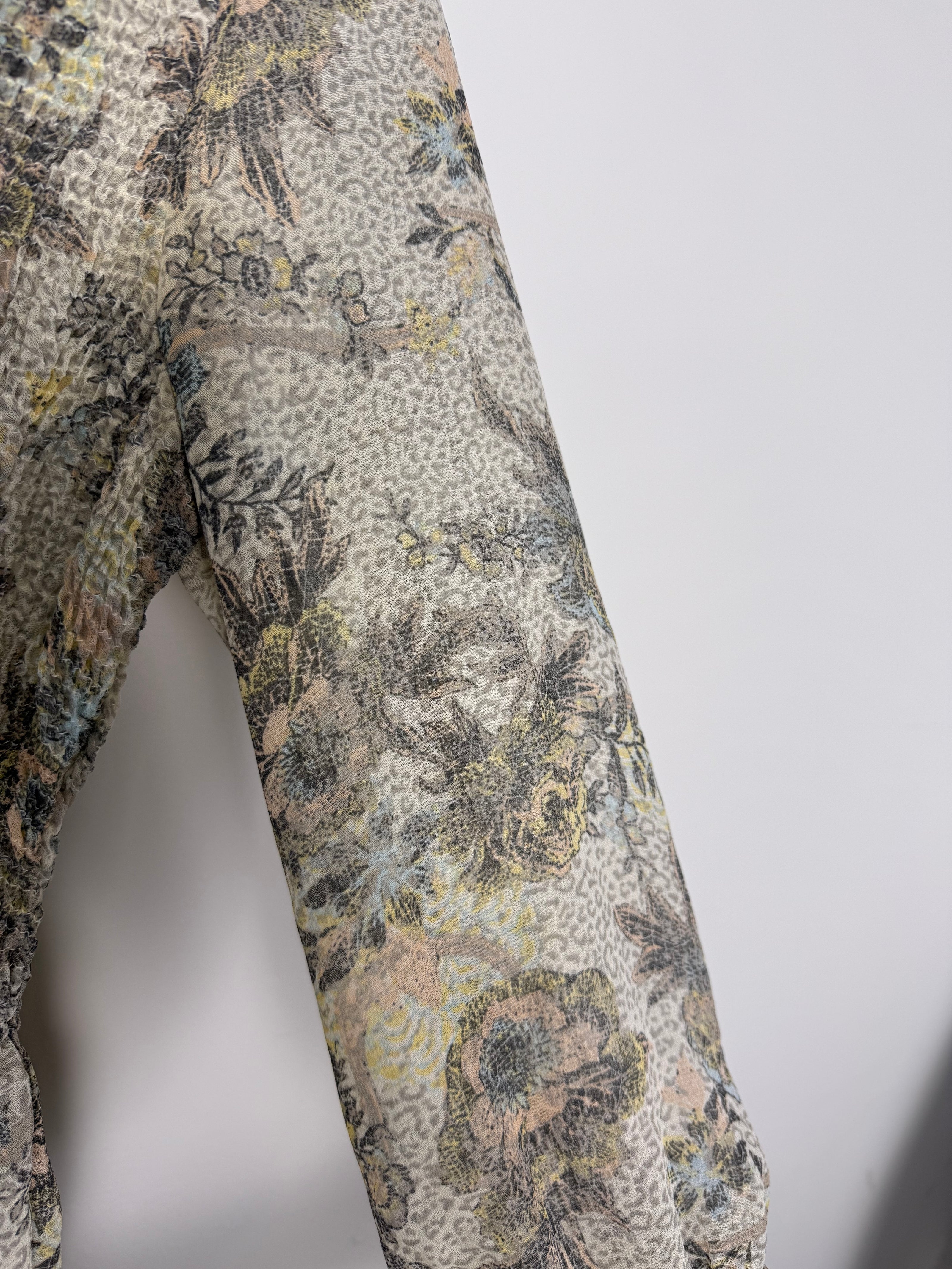 Free People Floral Sheer Blouse