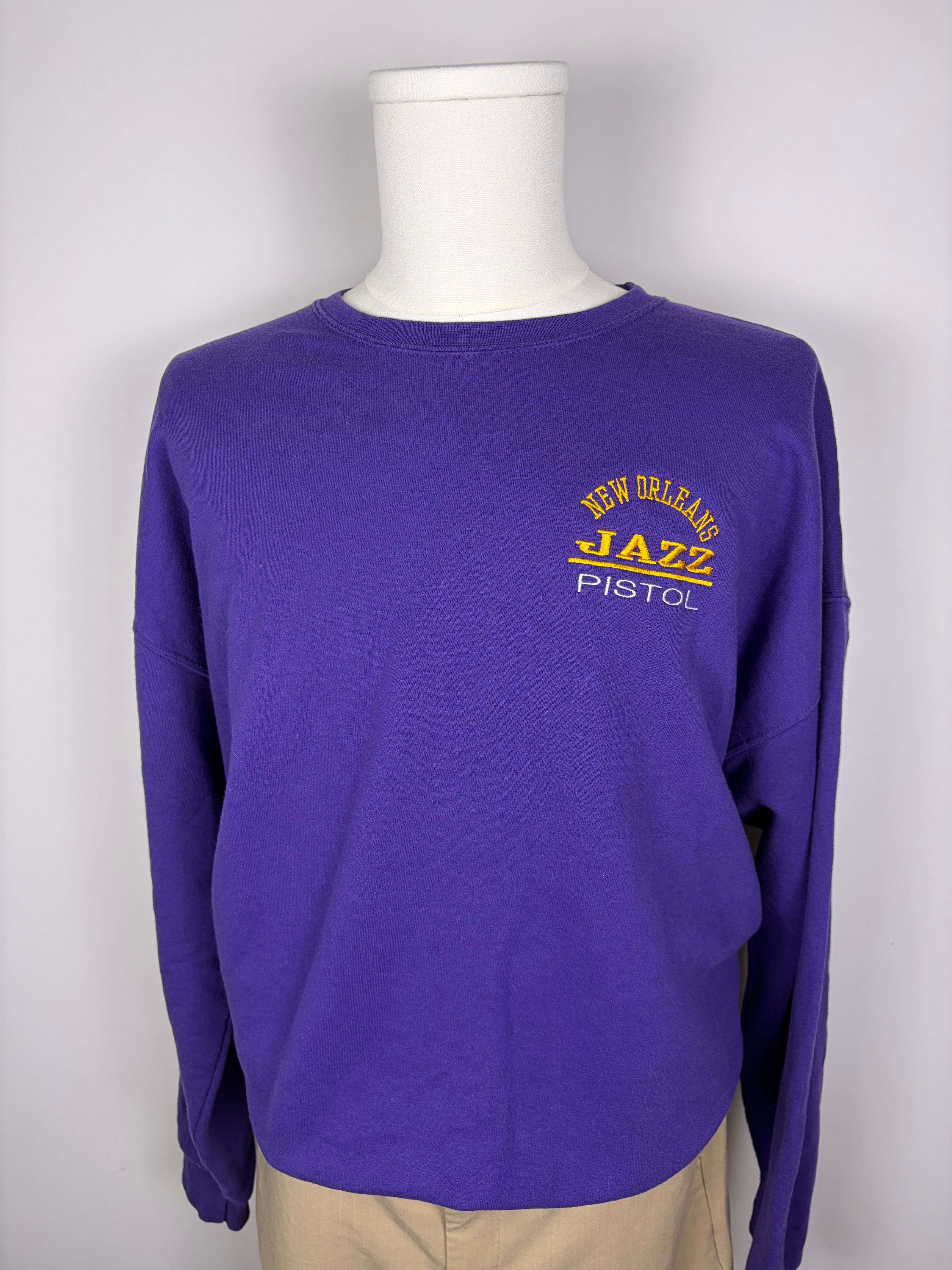 90s New Orleans Jazz Pistol Pete Crewneck