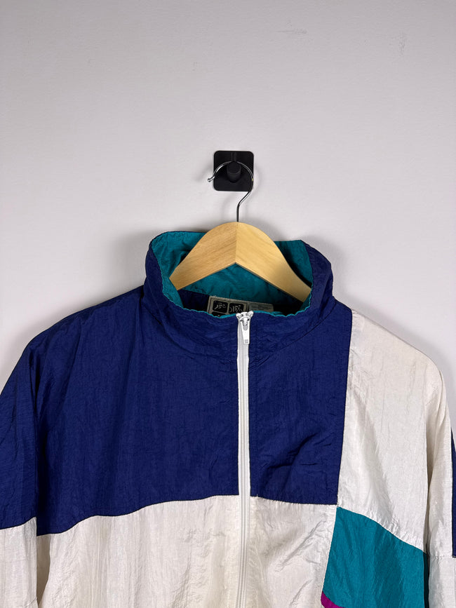 90s Color Block Windbreaker