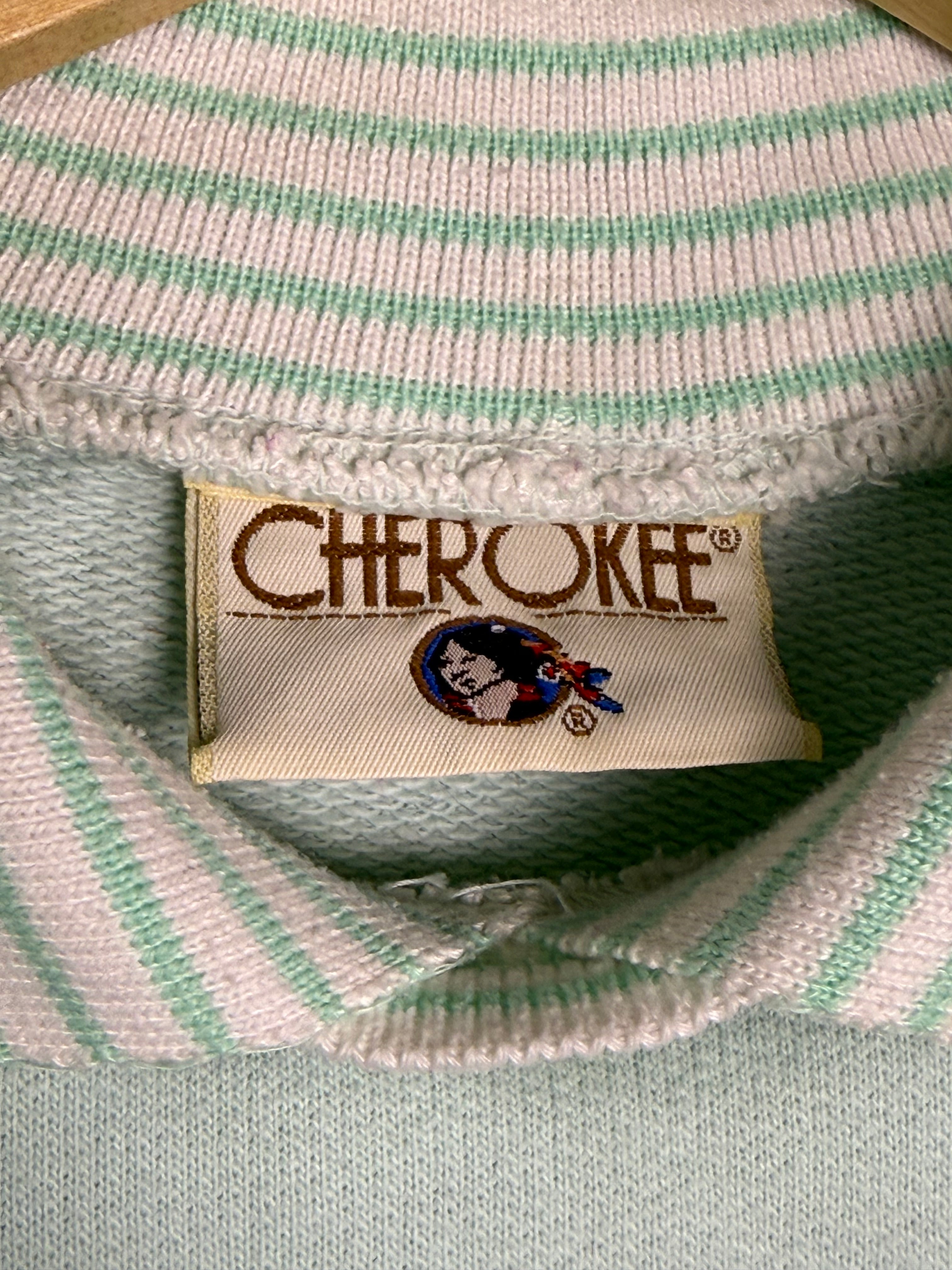 Cherokee Long Sleeve Striped Collared Shirt