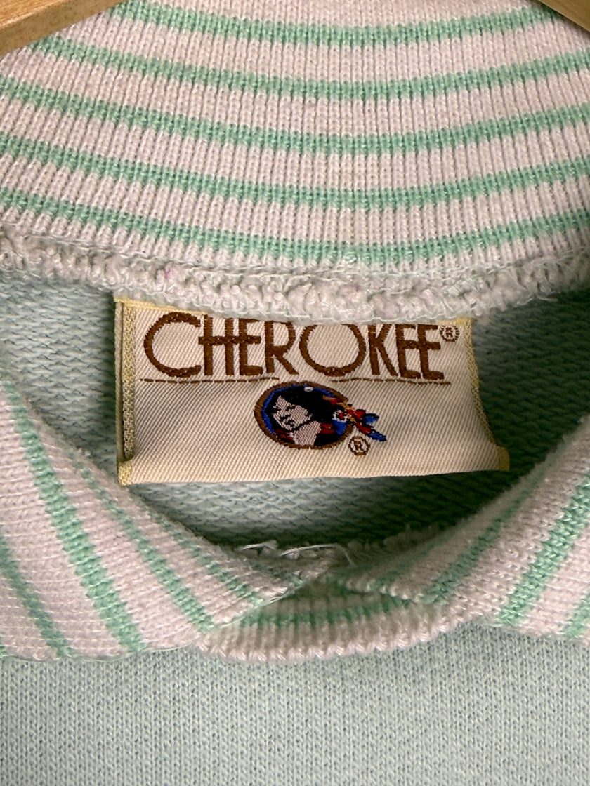 Cherokee Long Sleeve Striped Collared Shirt