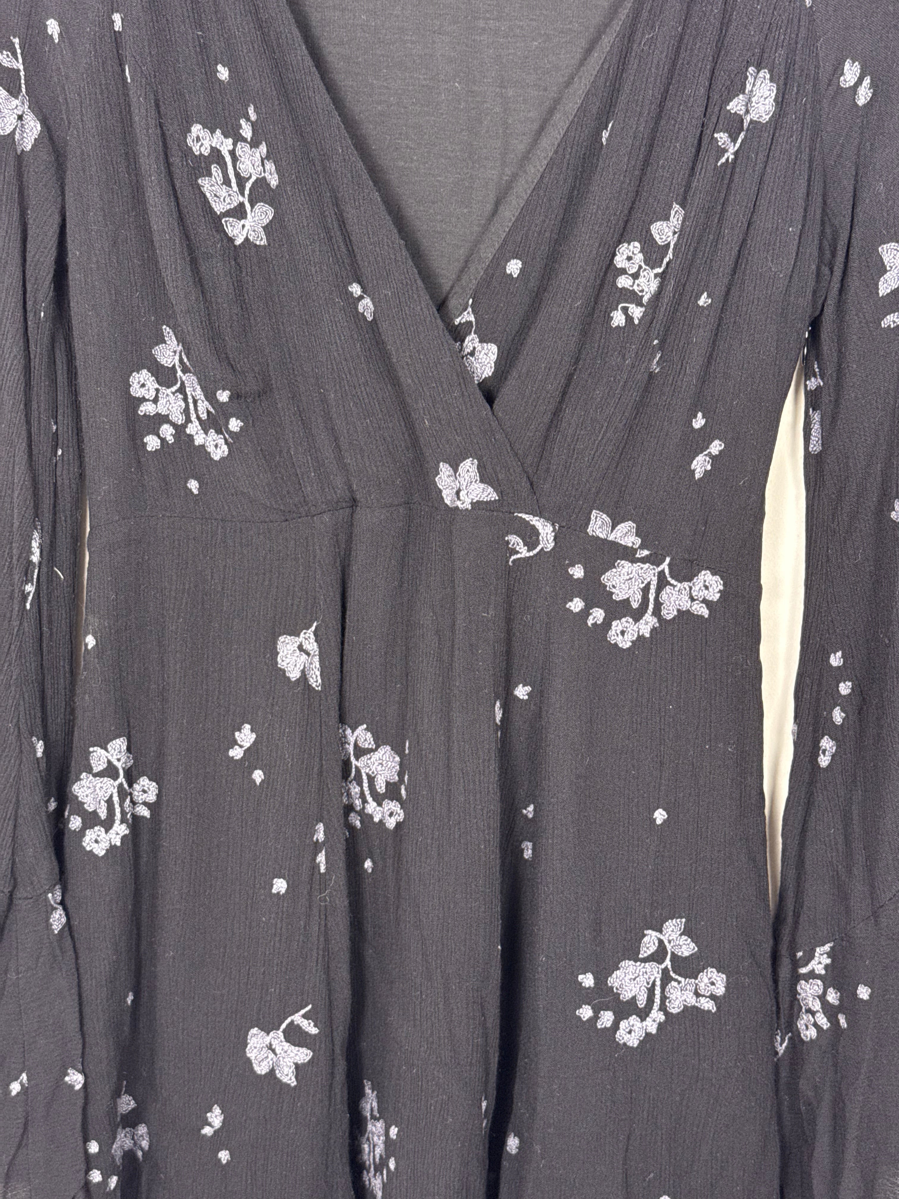 Free People Bell Sleeve Whimsigoth Dress