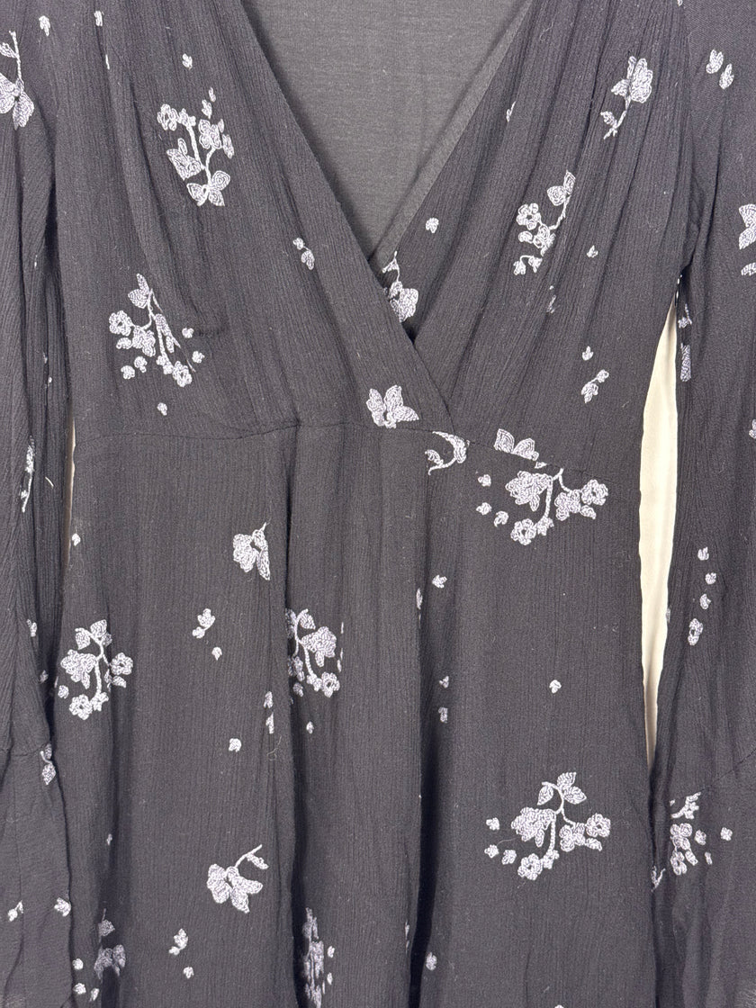 Free People Bell Sleeve Whimsigoth Dress