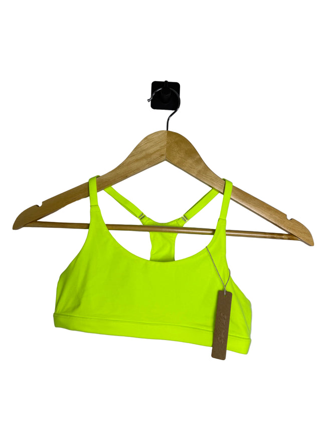 Skims Neon Yellow Racerback Bathing Suit Top