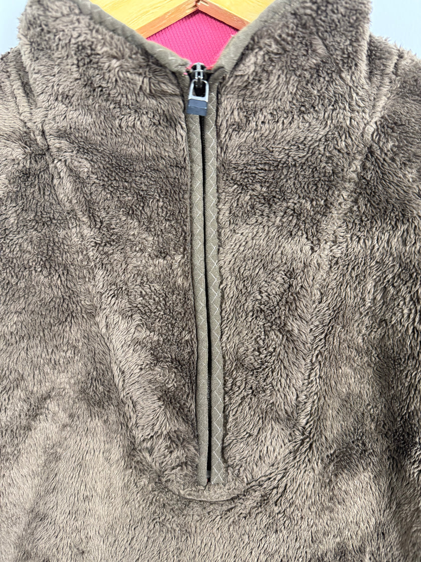 North Face Fleece 1/4 Zip Kangaroo Pocket