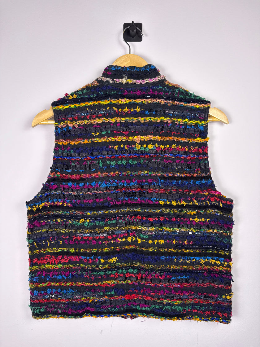 Eclectic Boho Full Zip Vest