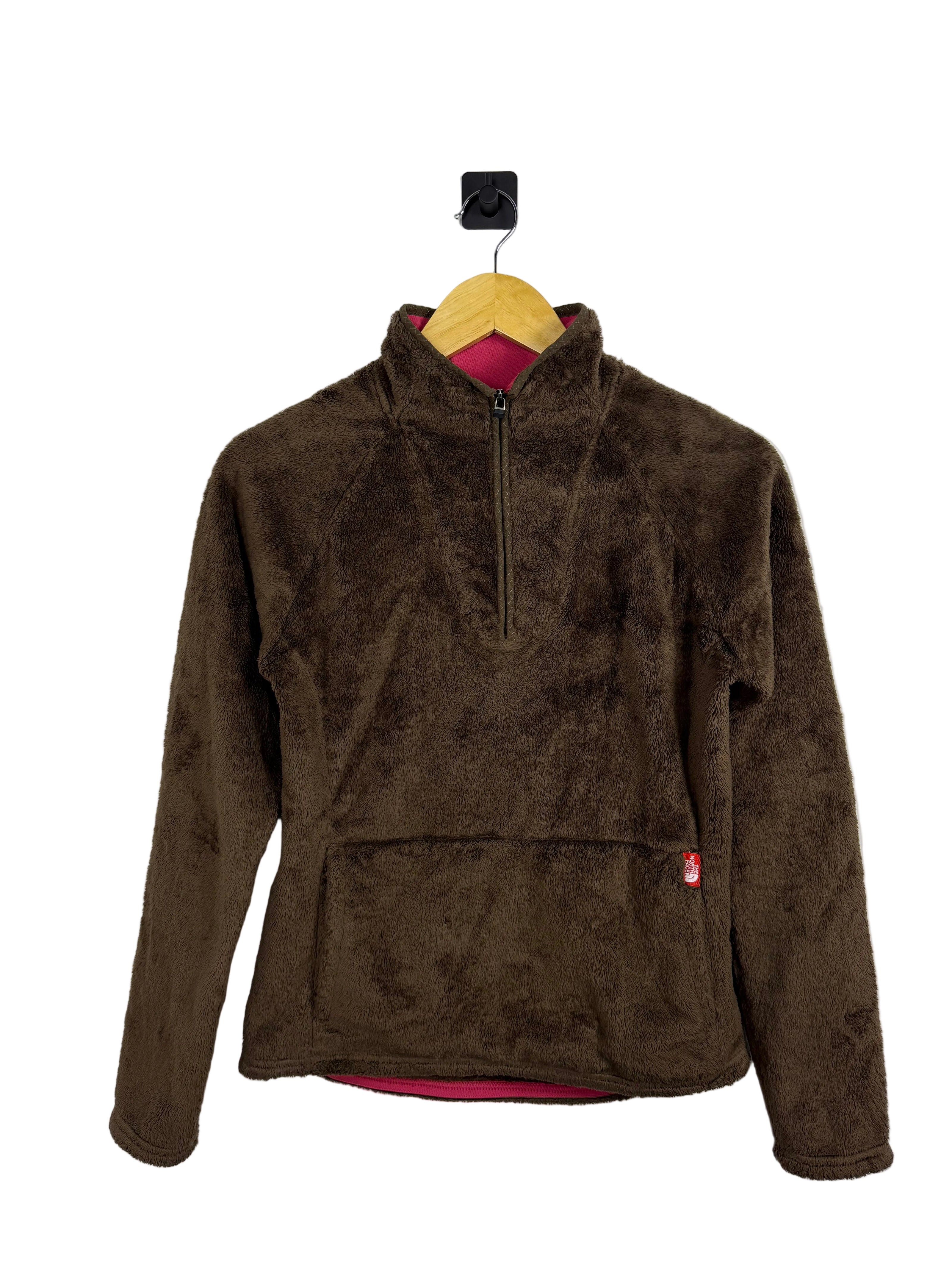 North Face Fleece 1/4 Zip Kangaroo Pocket