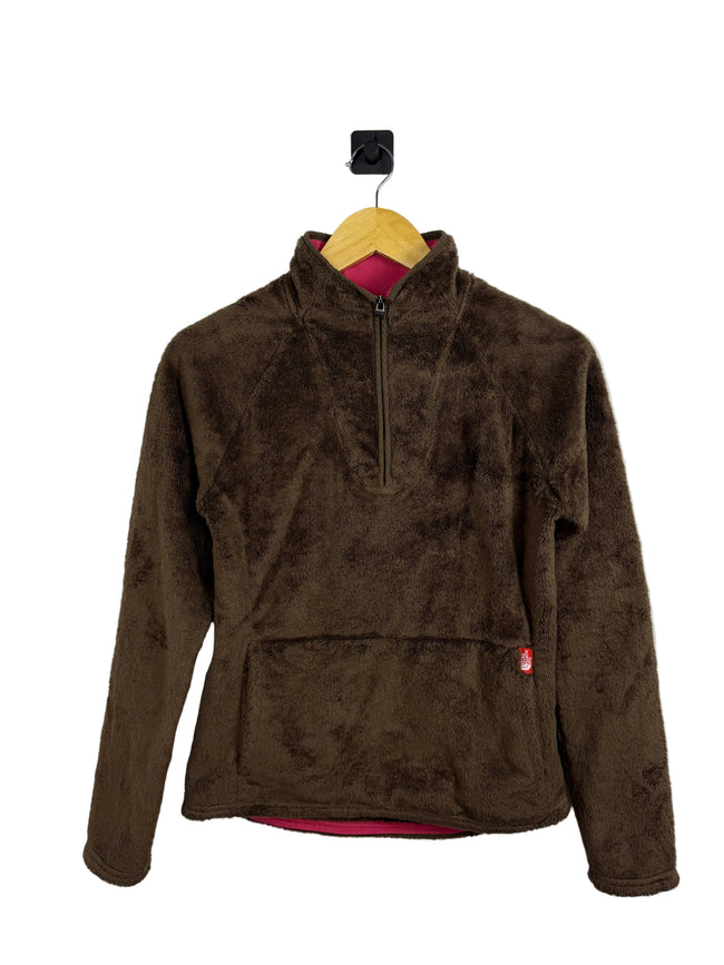North Face Fleece 1/4 Zip Kangaroo Pocket