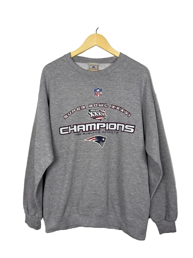 2002 Patriots Super Bowl Champion Crewneck
