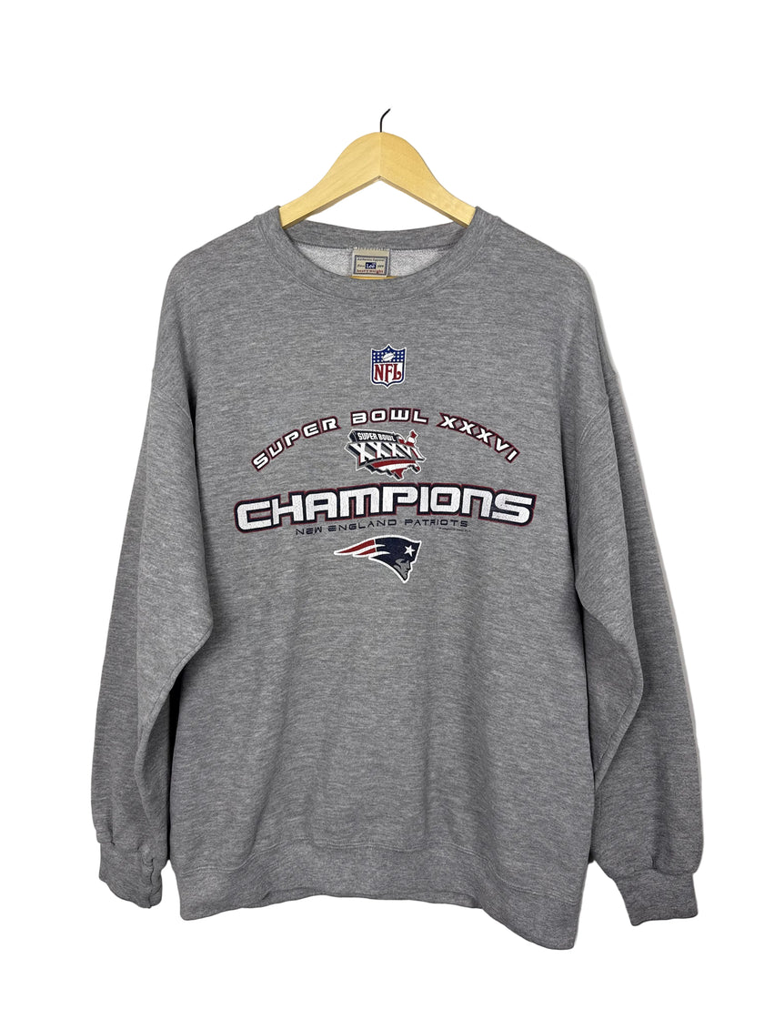 2002 Patriots Super Bowl Champion Crewneck