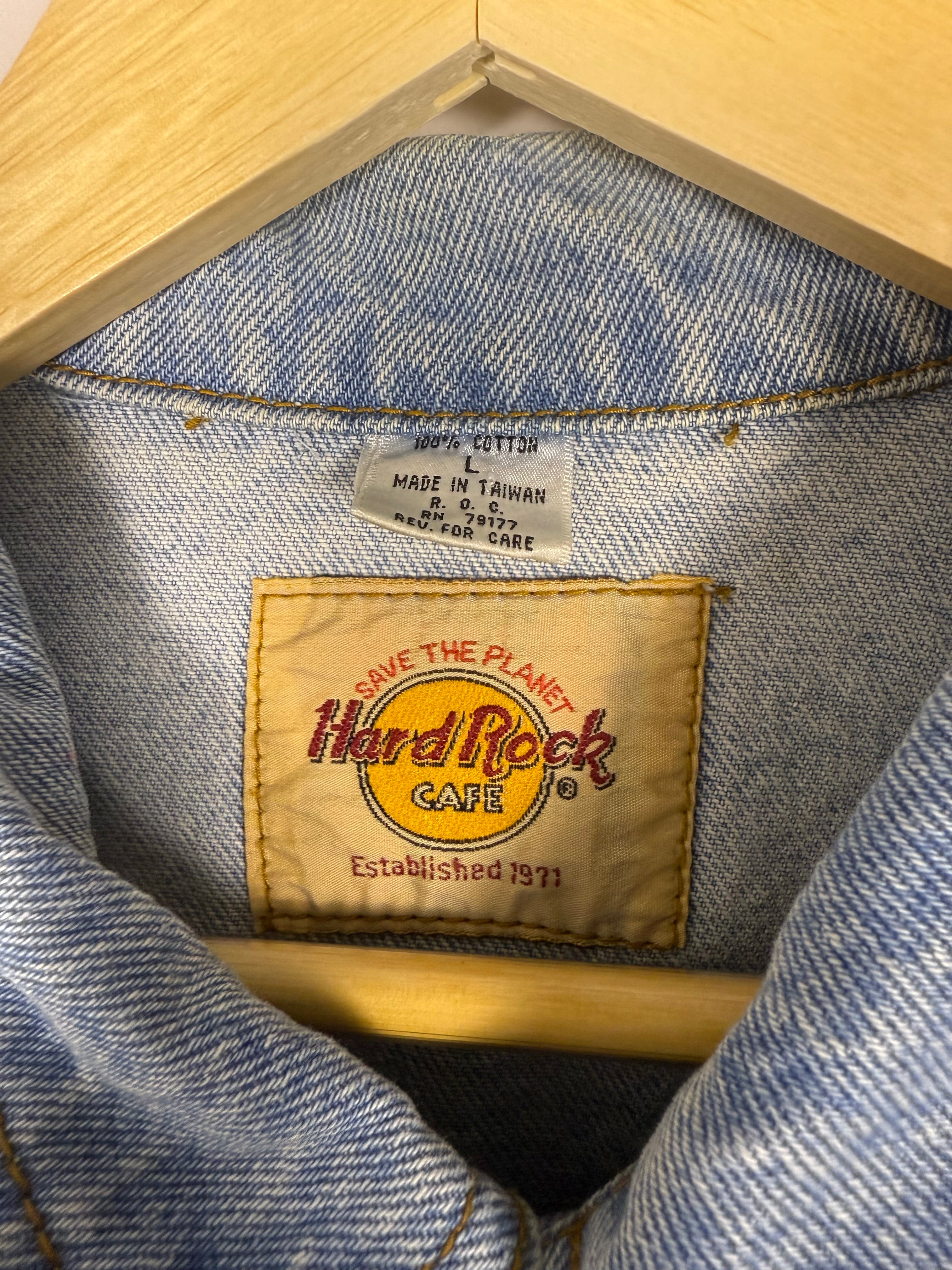Hard Rock Cafe Save The Planet Denim Jacket