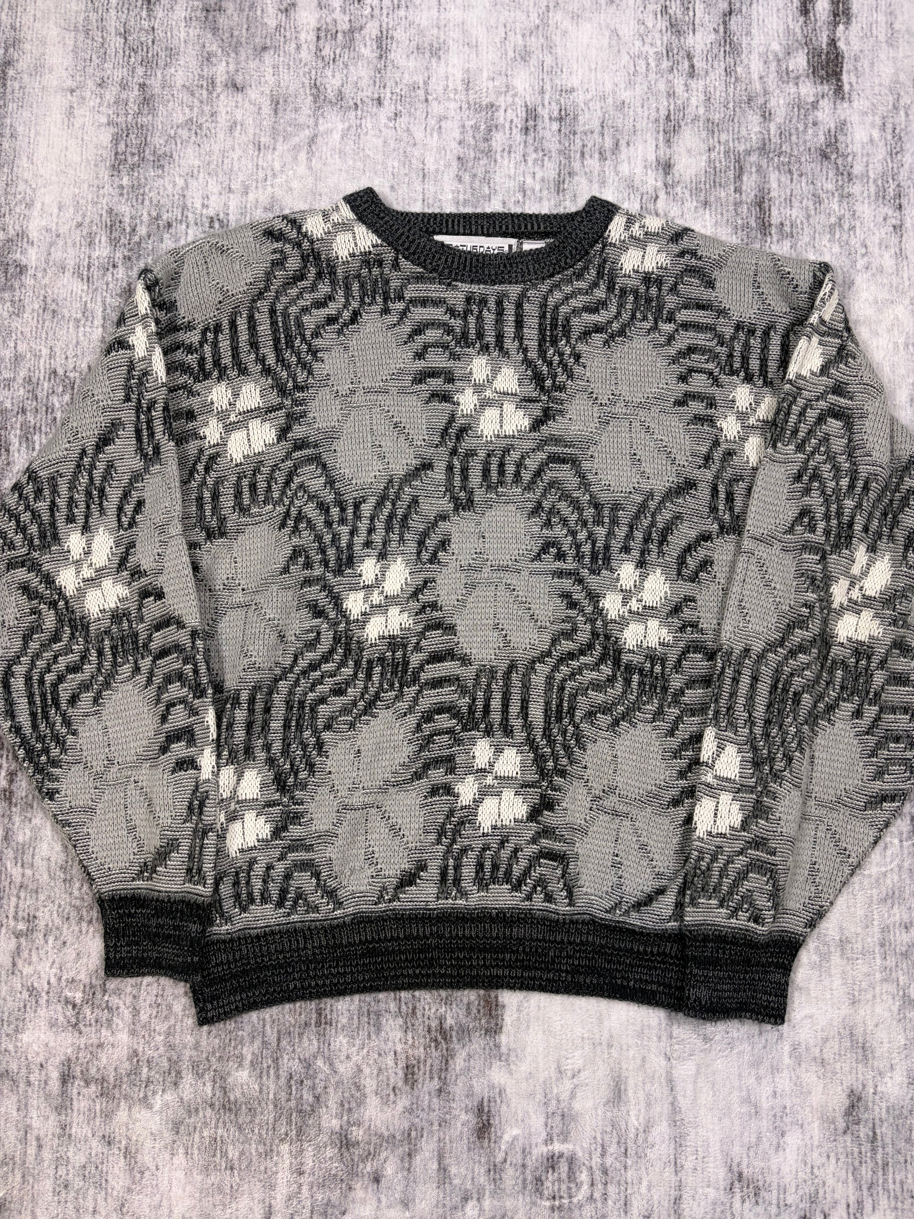 80’s Saturdays Abstract Knit Sweater