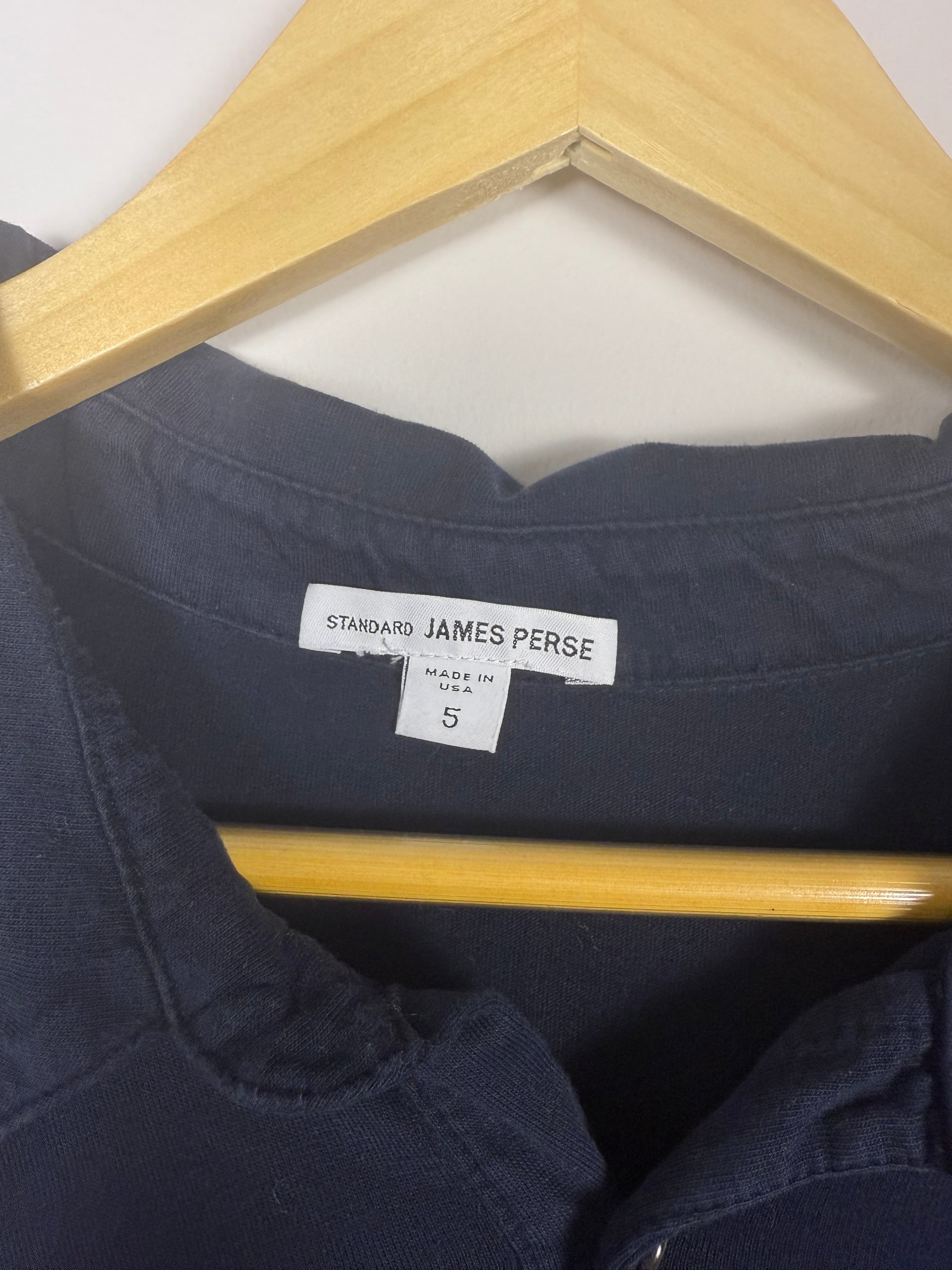James Perse Navy Blue Polo Shirt