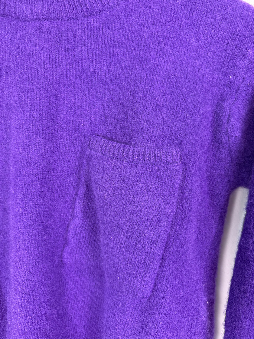 80s Pocketed Wool Sweater