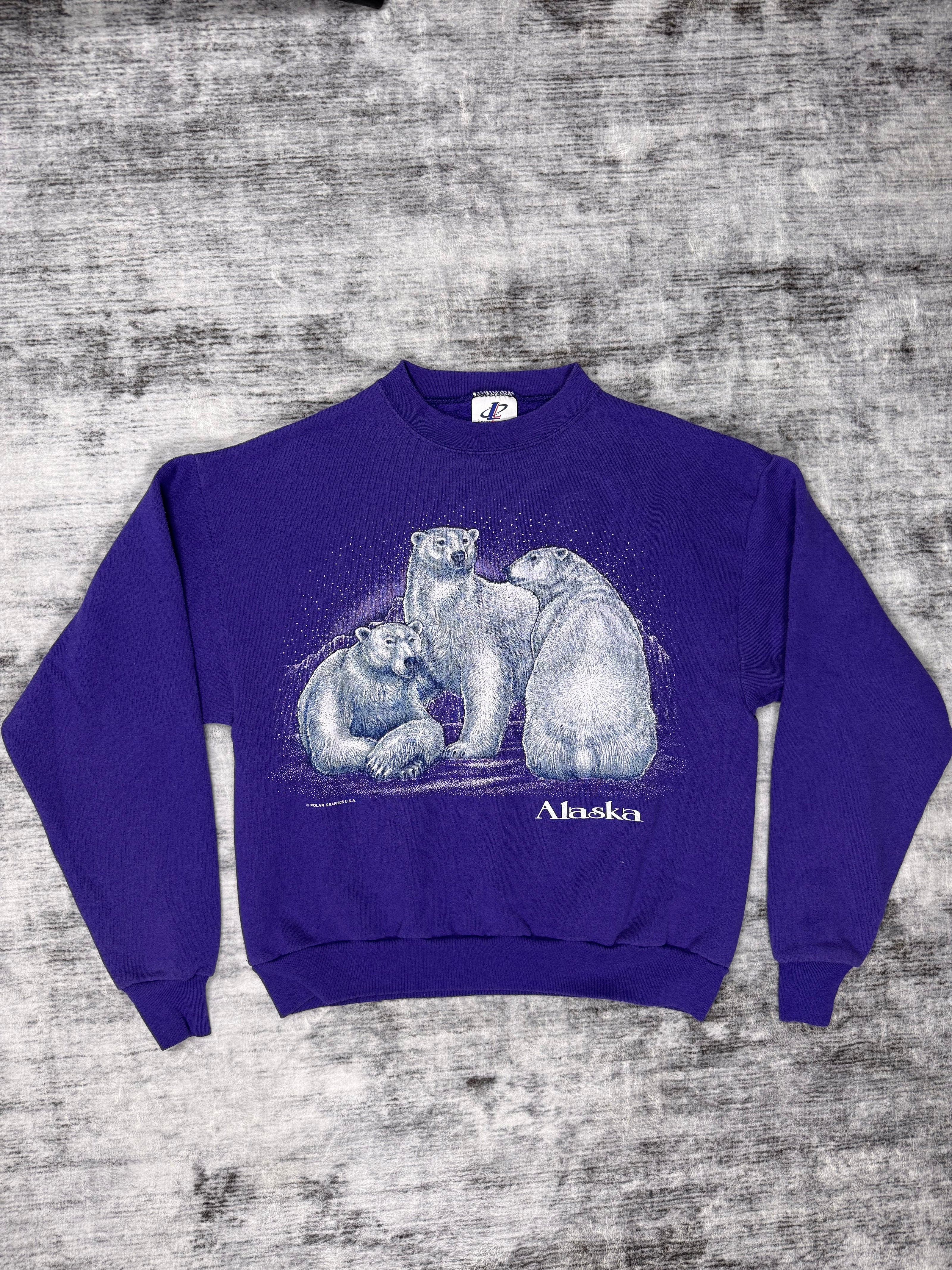 Alaska Polar Bear Graphic Crewneck